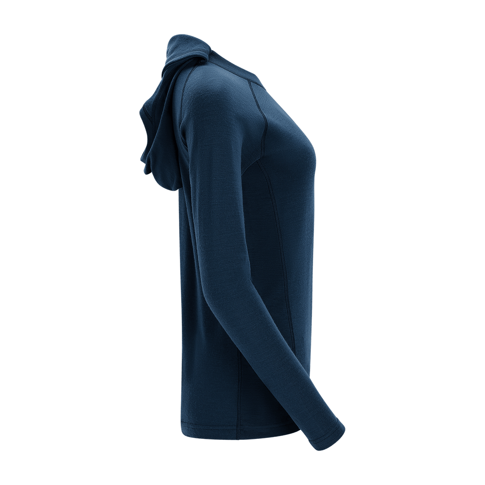 WarmWool Hoodsweater W's Midnight Navy, view: 9