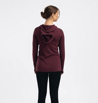 WarmWool Hoodsweater W's Fig - view: 1