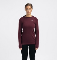 WarmWool Hoodsweater W's Fig - view: 0