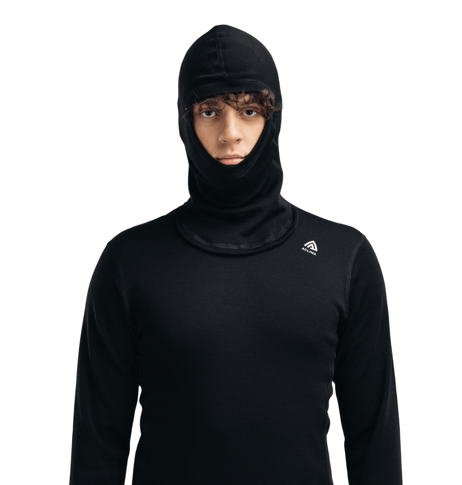 WarmWool Hoodsweater V2 M's Jet Black, view: 1