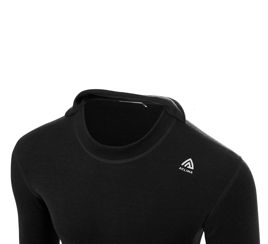 WarmWool Hoodsweater M's Jet Black, view: 6