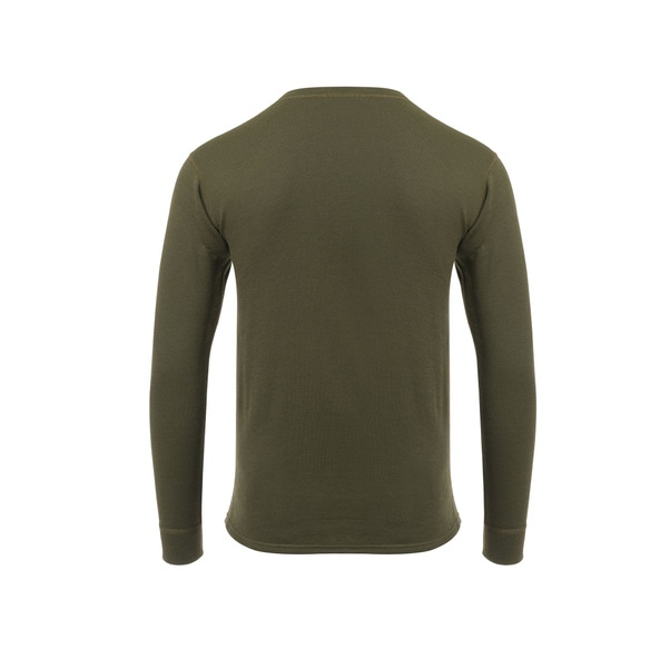 WoolTerry Crew neck M's Olive Night, view: 1