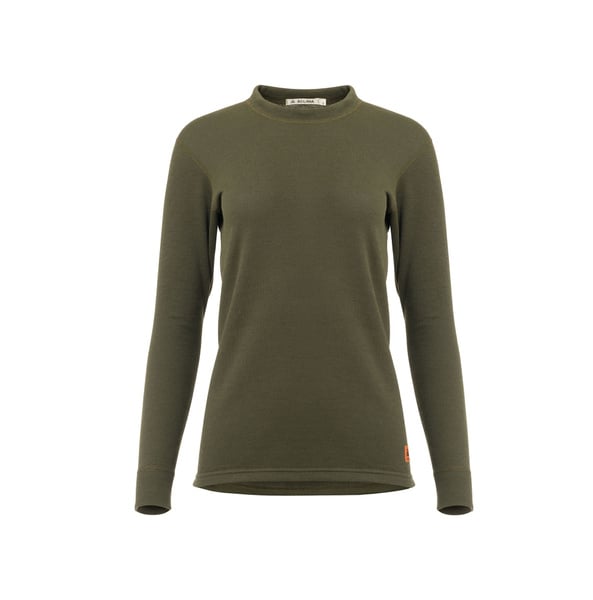WoolTerry Crew neck W's Olive Night, view: 0