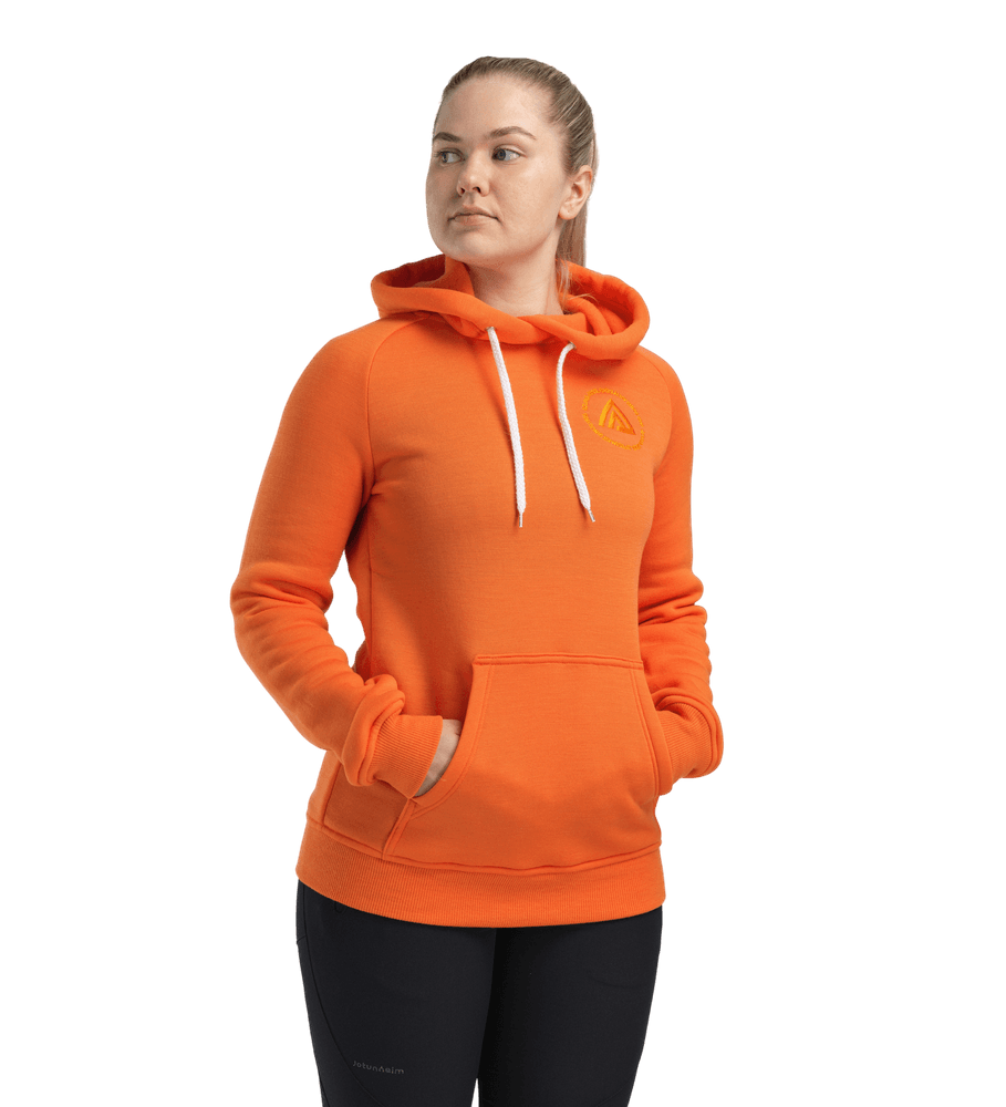 FleeceWool V2 Hoodie W's Orange Tiger, view: 1