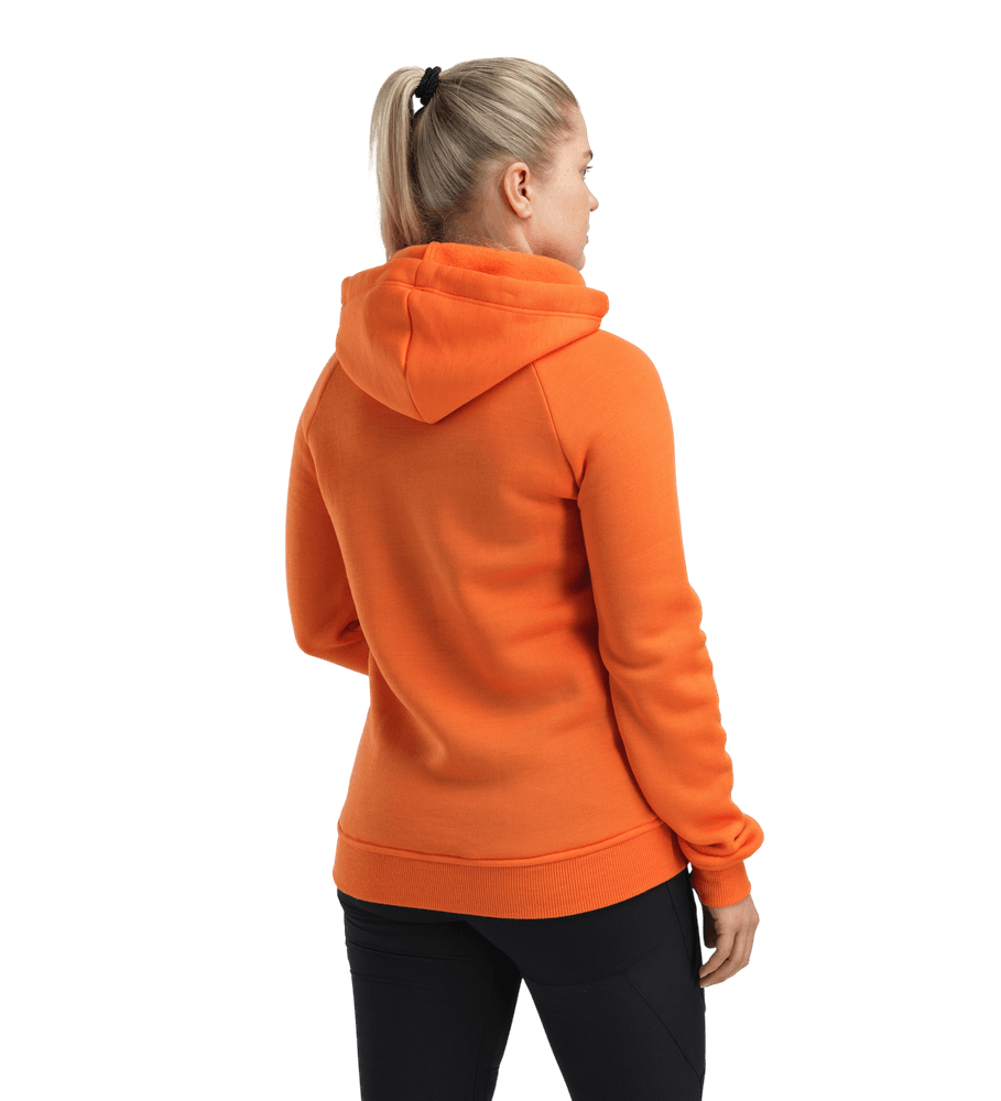 FleeceWool V2 Hoodie W's Orange Tiger, view: 2