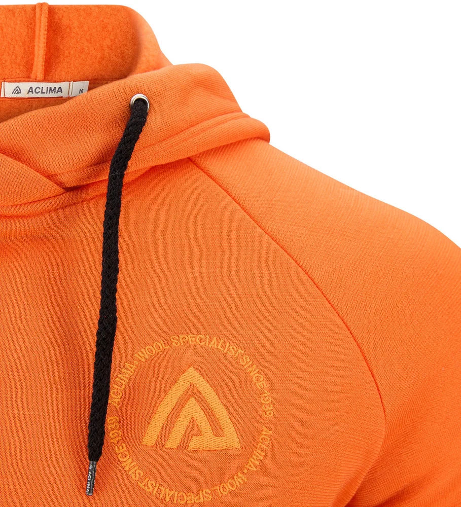 FleeceWool V2 Hoodie M's Orange Tiger, view: 5