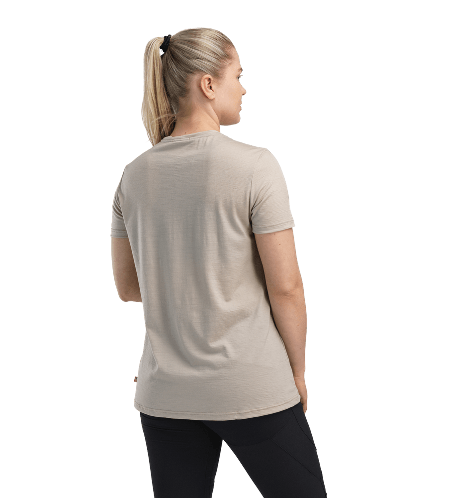 LightWool 180 Loose fit Tee W's Simply Taupe, view: 1