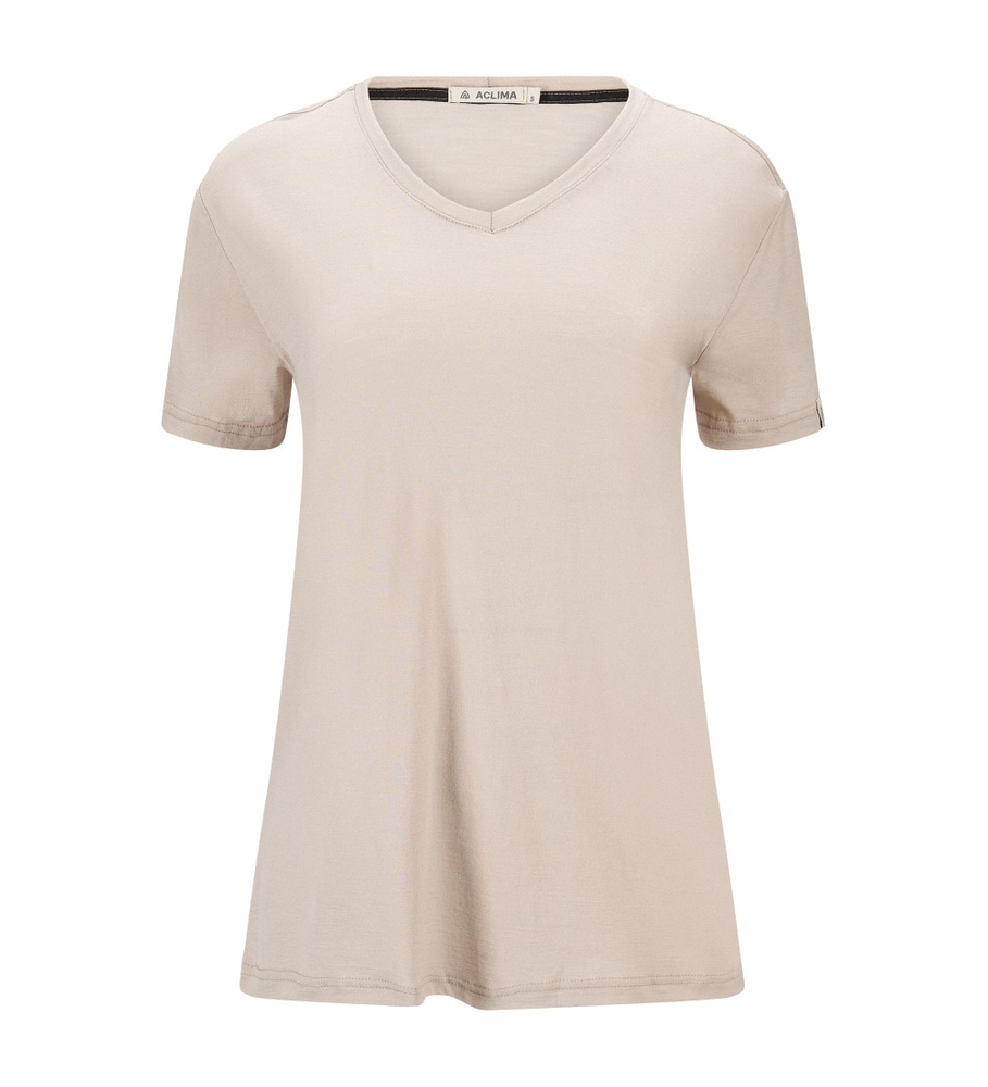 LightWool 180 Loose fit Tee W's Simply Taupe, view: 2