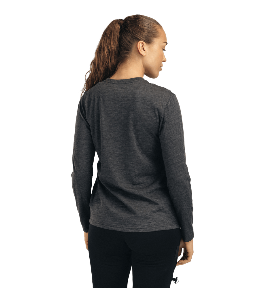 LightWool 180 Crewneck W's Marengo, view: 2
