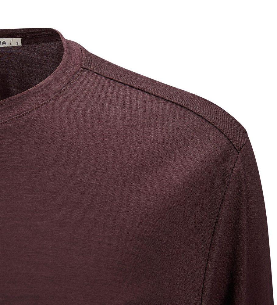 LightWool 180 Crewneck W's Chocolate Plum, view: 4
