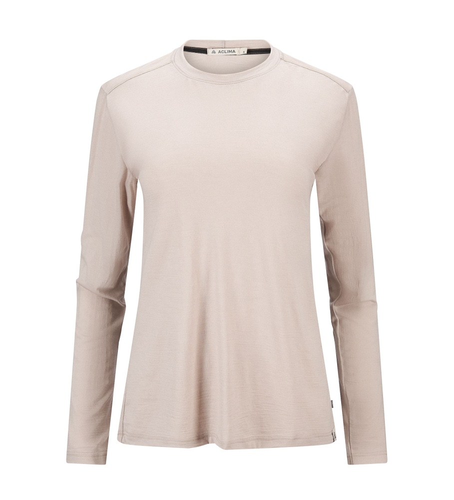 LightWool 180 Crewneck W's Simply Taupe, view: 2