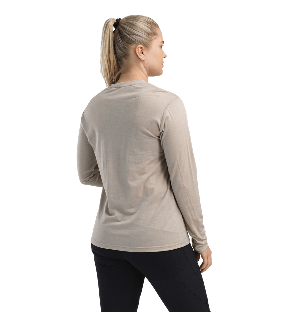 LightWool 180 Crewneck W's Simply Taupe, view: 1