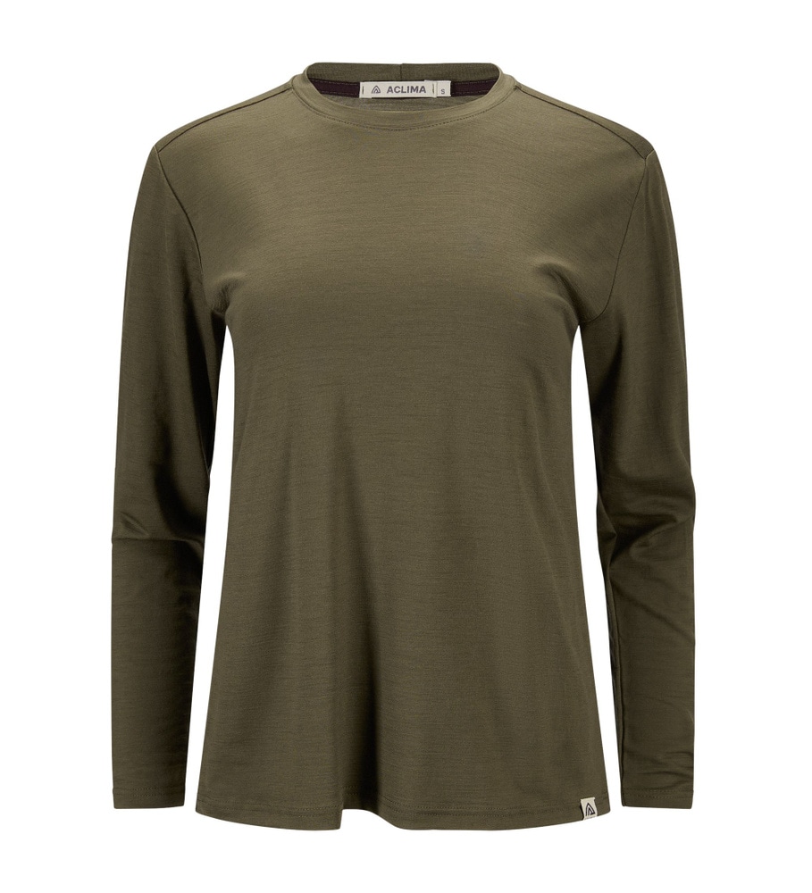 LightWool 180 Crewneck W's Tarmac, view: 2
