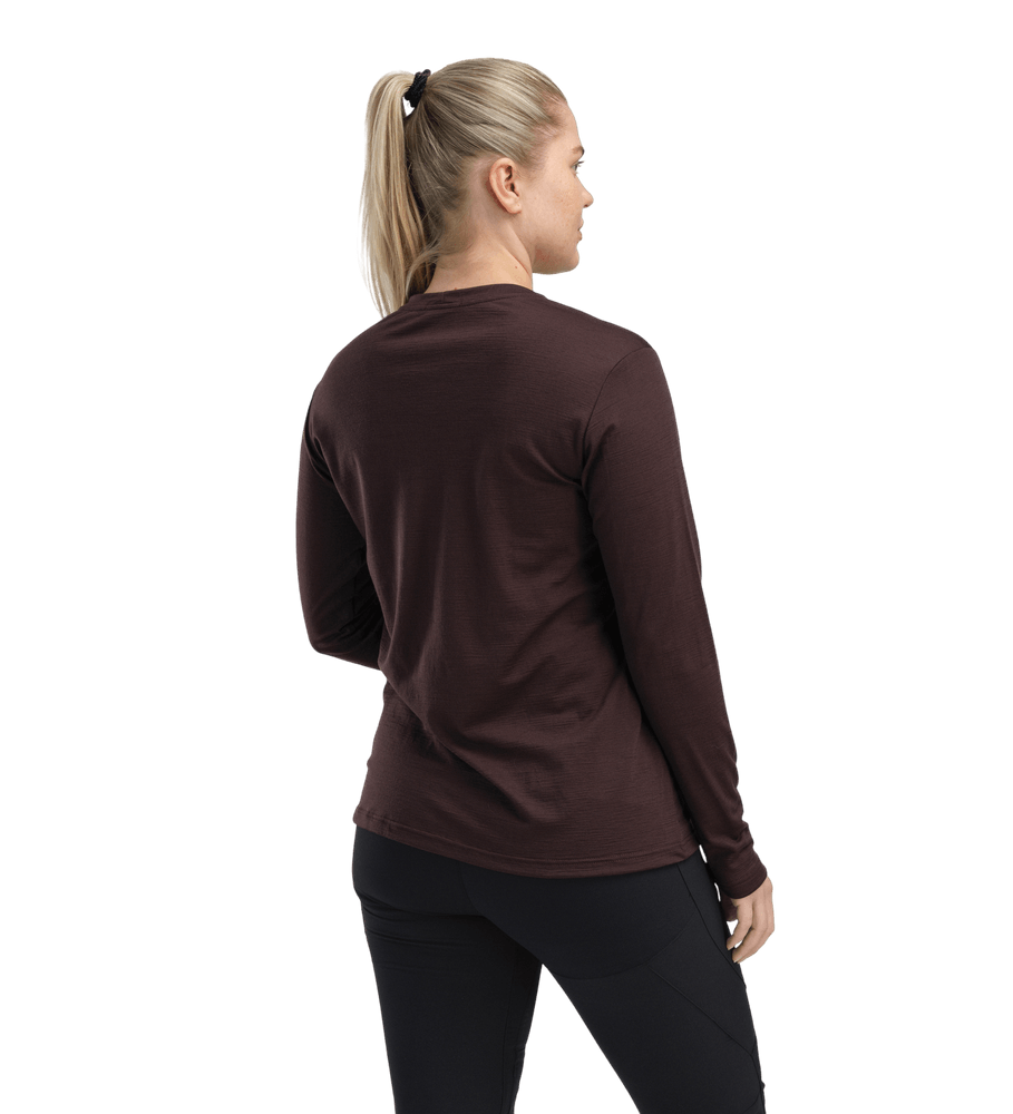 LightWool 180 Crewneck W's Chocolate Plum, view: 1