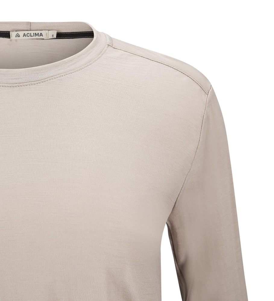 LightWool 180 Crewneck W's Simply Taupe, view: 4