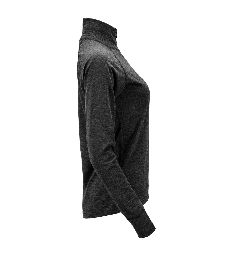 LightWool 180 Polo w/ zip W's Marengo, view: 5