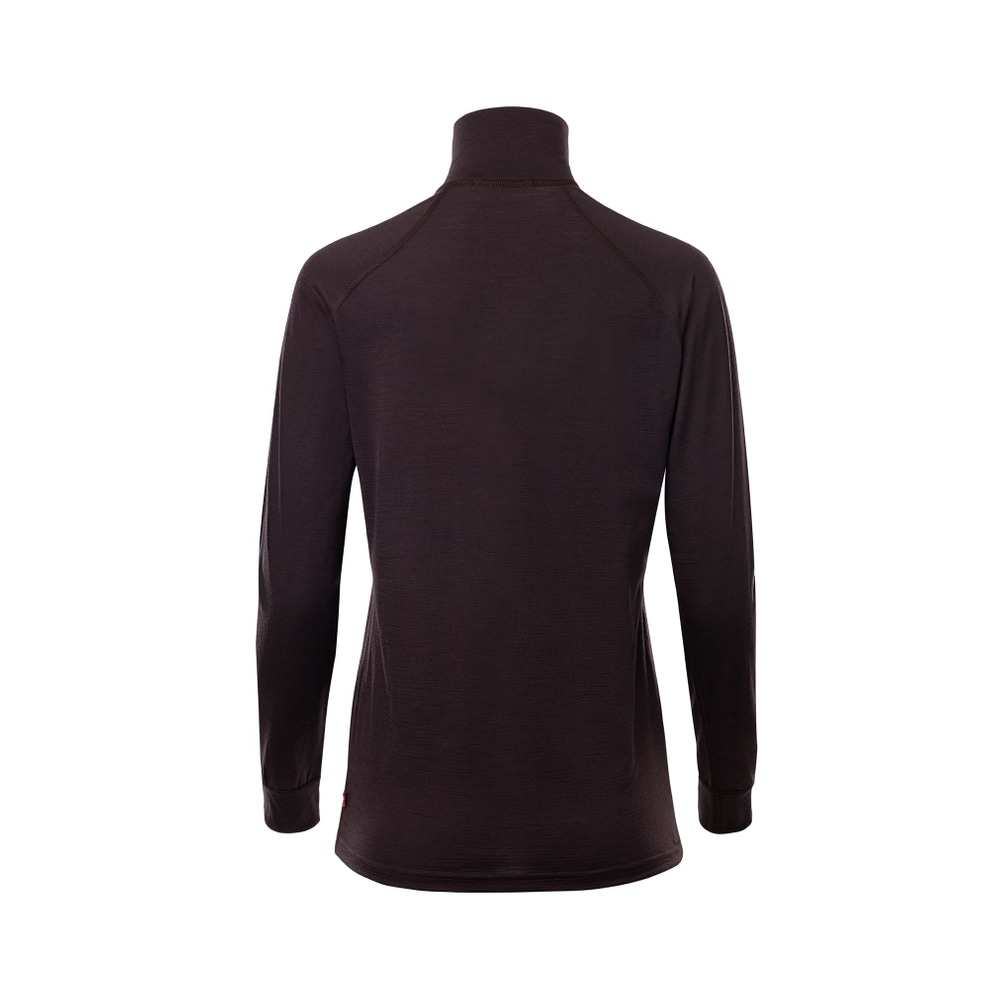 LightWool 180 Polo w/ zip W's Chocolate Plum, view: 3