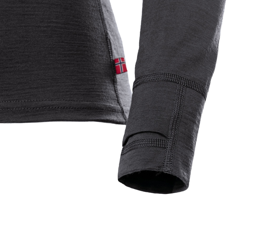 LightWool 180 Polo w/ zip W's Marengo, view: 7