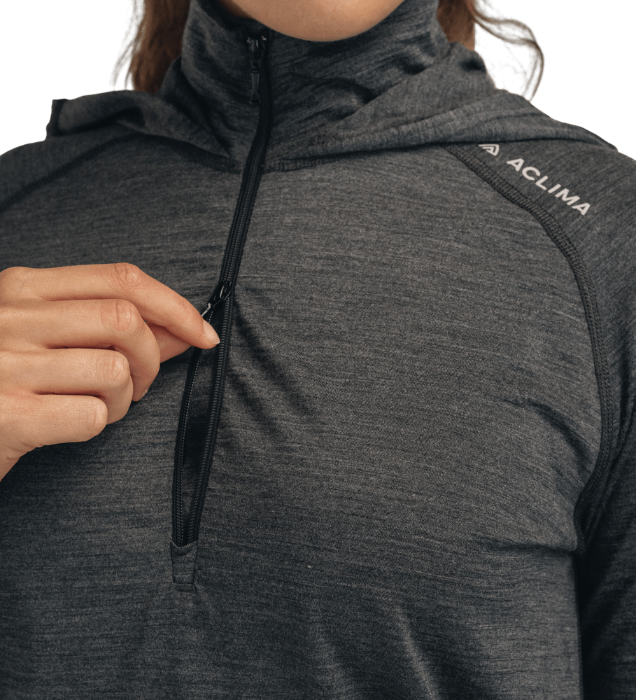 LightWool 180 Hoodie W's Marengo, view: 2