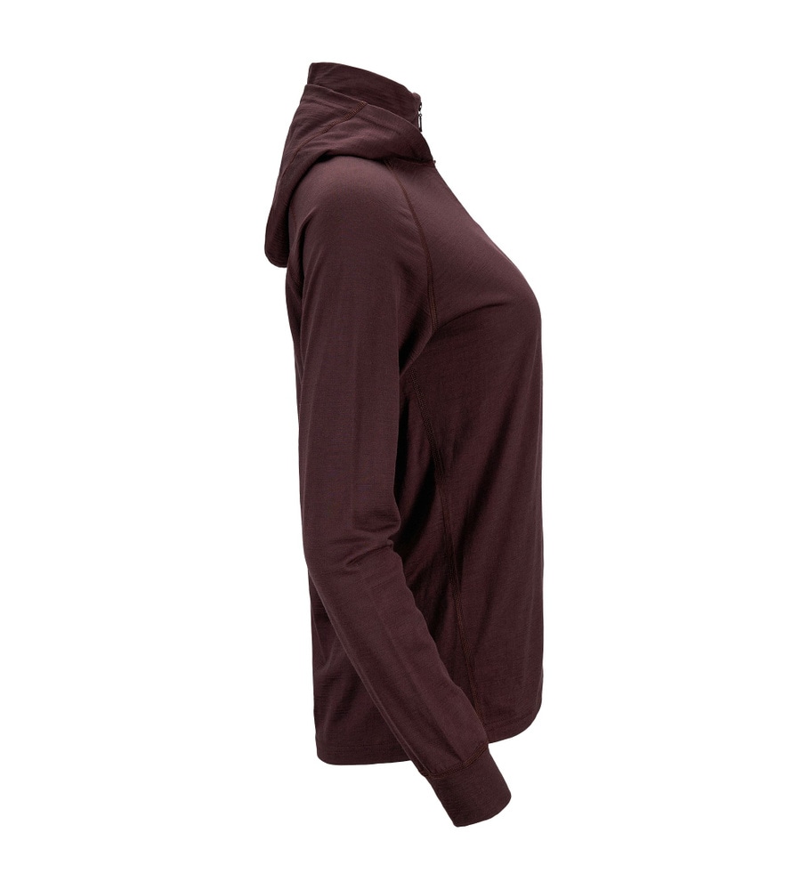 LightWool 180 Hoodie W's Chocolate Plum, view: 5