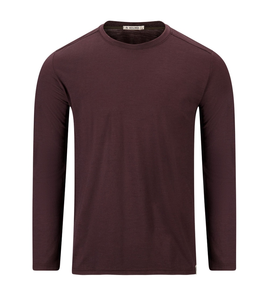 LightWool 180 Crewneck M's Chocolate Plum, view: 2