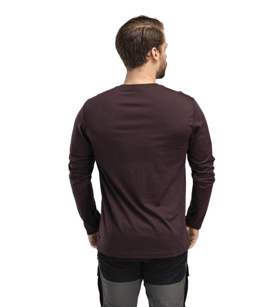 LightWool 180 Crewneck M's Chocolate Plum, view: 1
