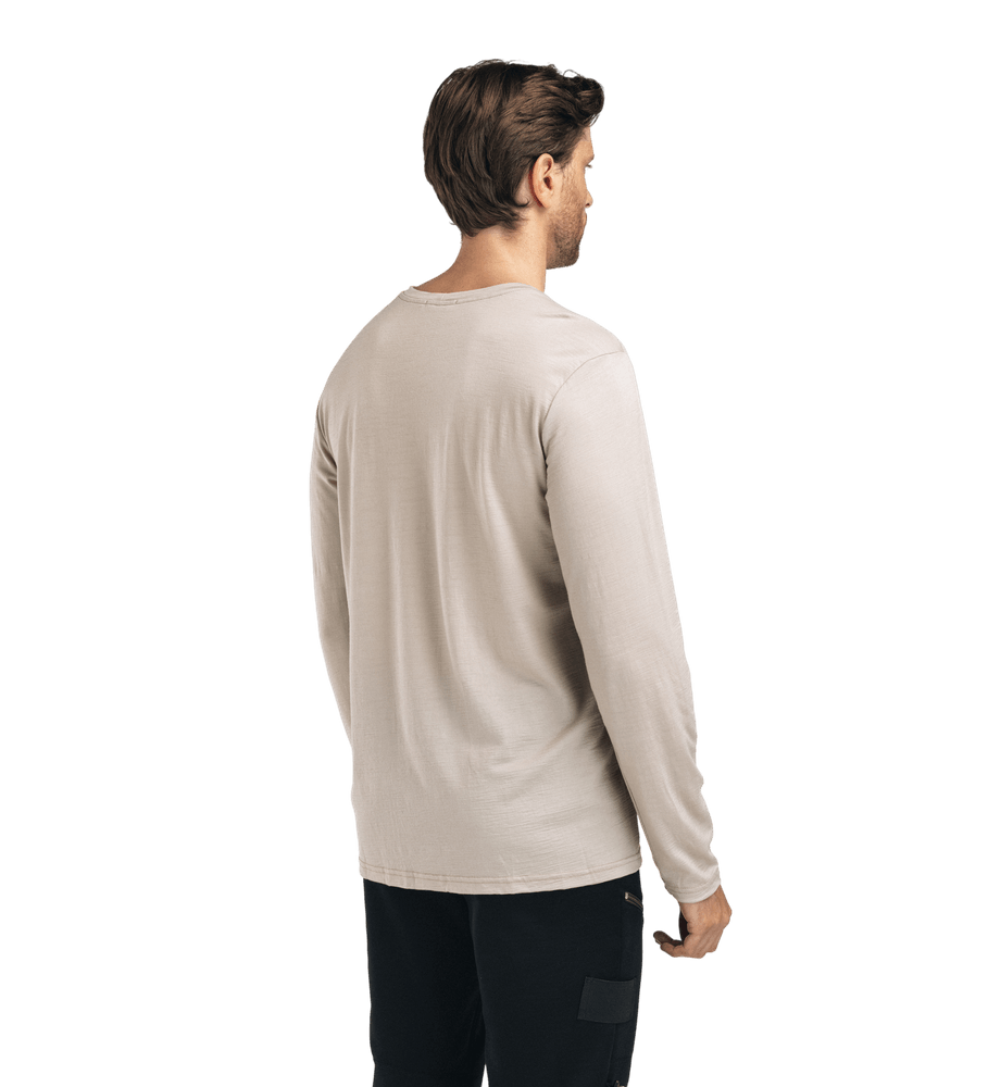 LightWool 180 Crewneck M's Simply Taupe, view: 1