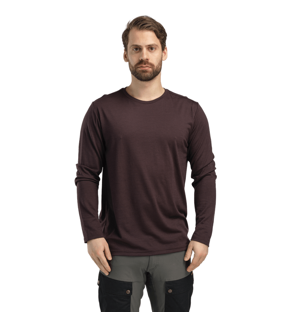 productCard.productImage: LightWool 180 Crewneck M's Chocolate Plum
