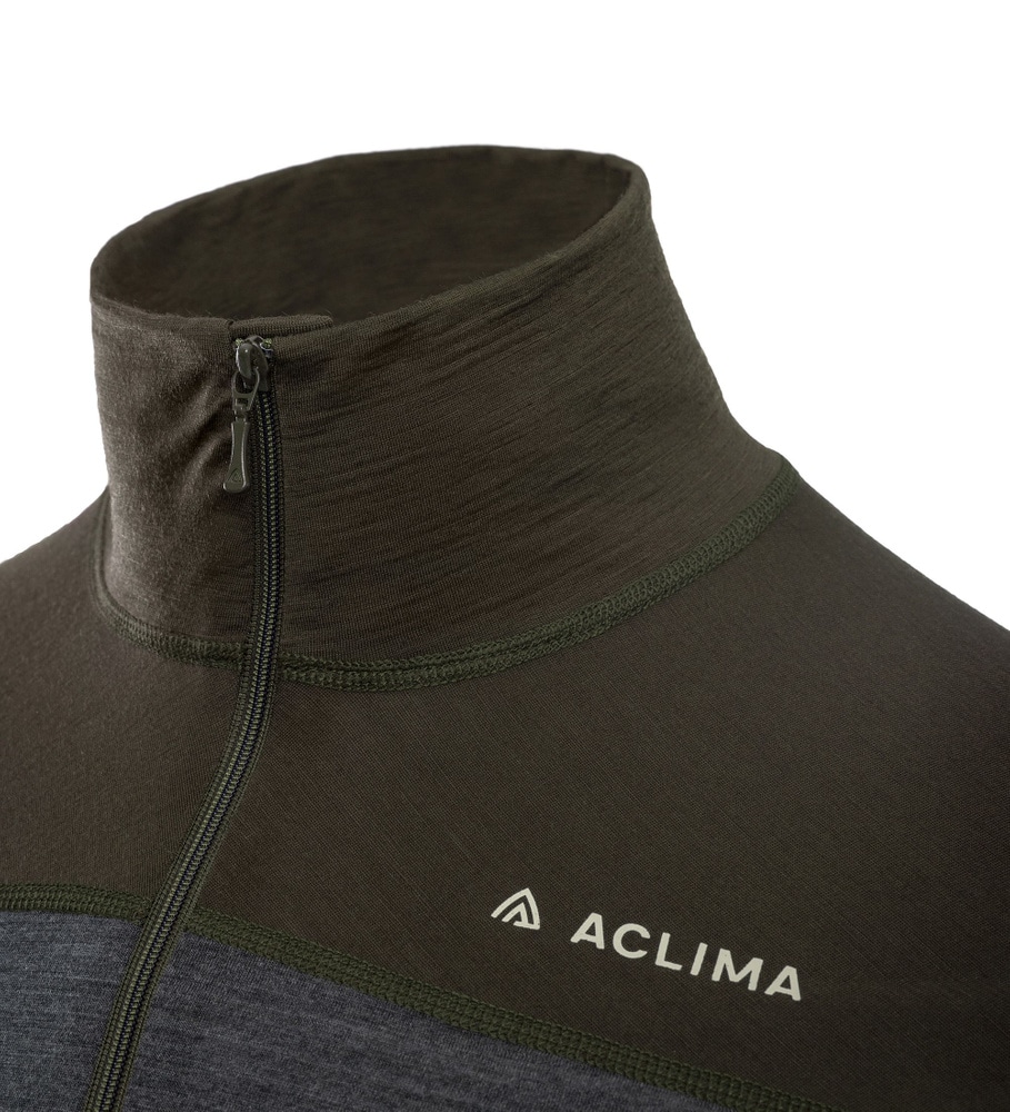 LightWool 180 Polo w/ zip M's Tarmac/Marengo, view: 6