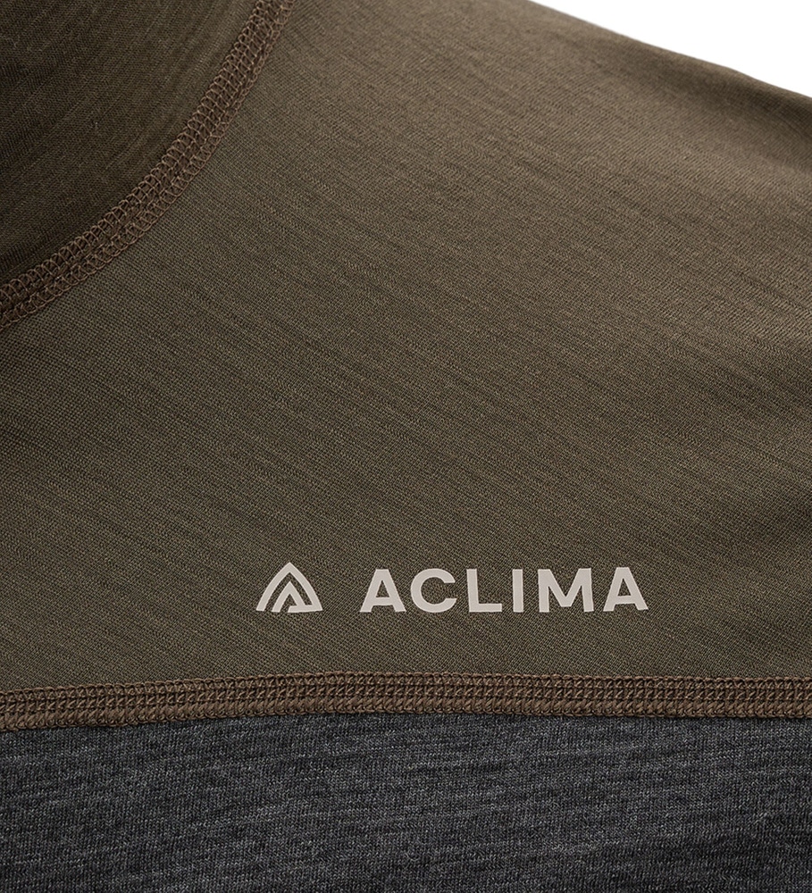 LightWool 180 Polo w/ zip M's Tarmac/Marengo, view: 7