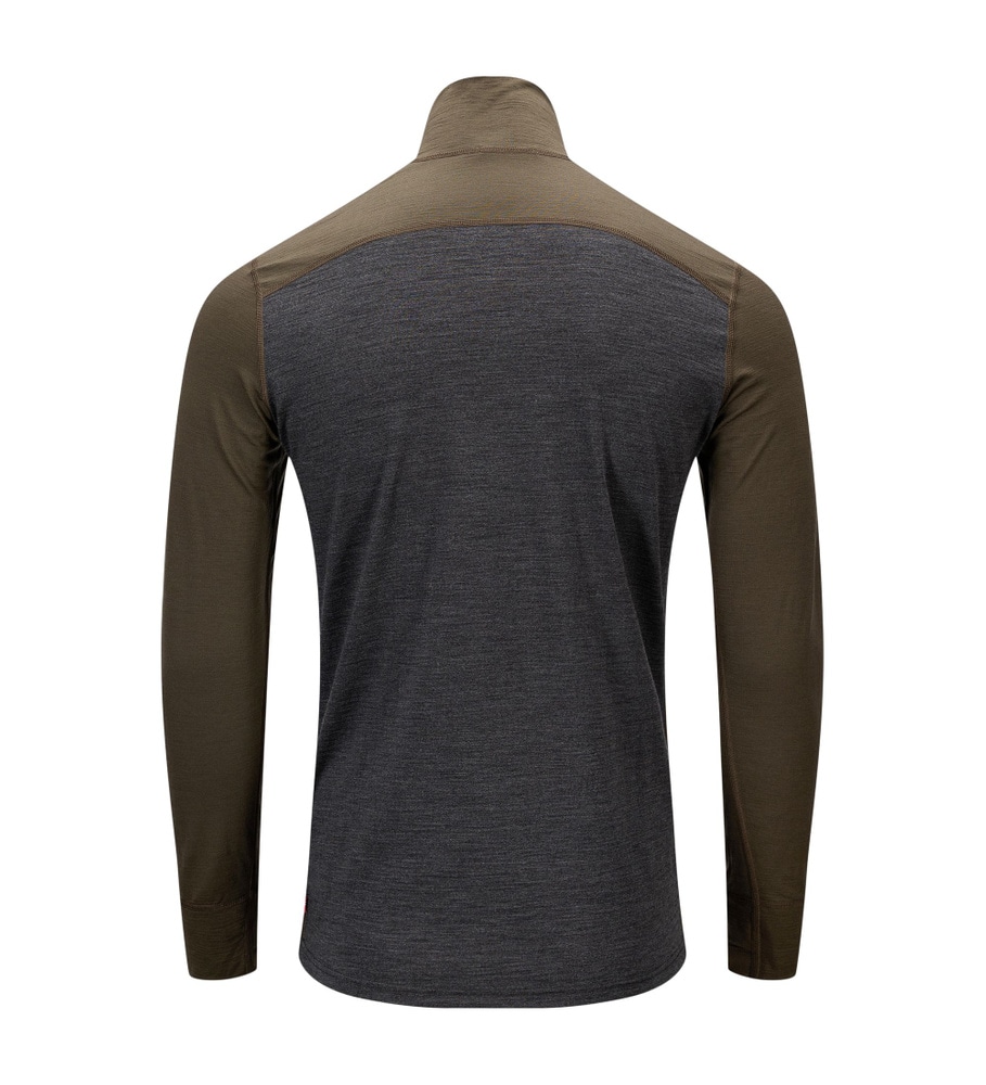 LightWool 180 Polo w/ zip M's Tarmac/Marengo, view: 4