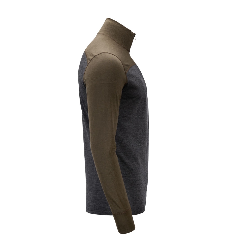 LightWool 180 Polo w/ zip M's Tarmac/Marengo, view: 5