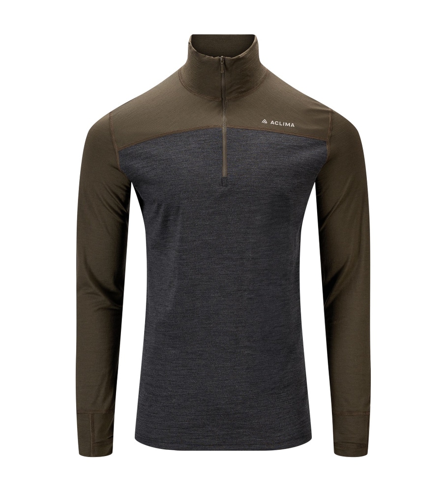 LightWool 180 Polo w/ zip M's Tarmac/Marengo, view: 3