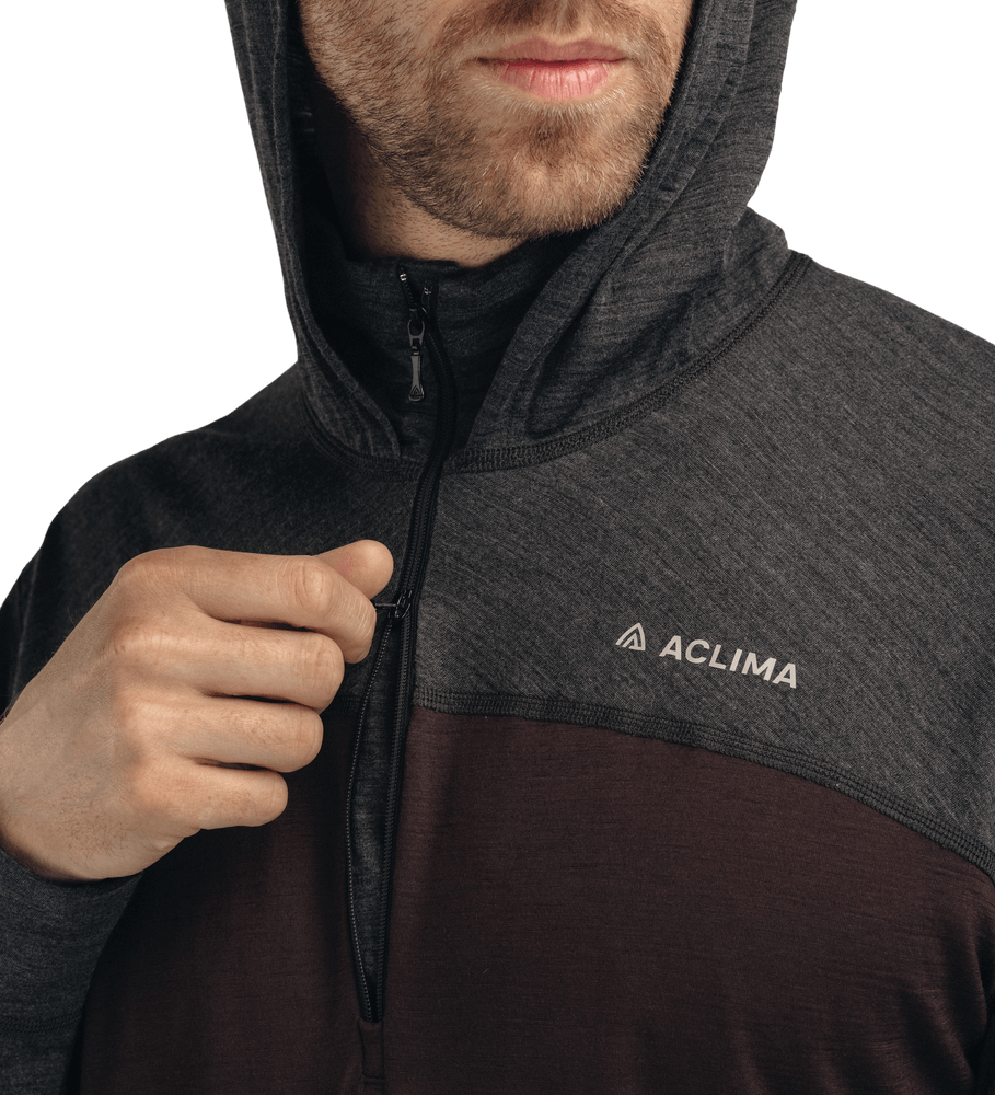 LightWool 180 Hoodie M's Chocolate Plum/Marengo, view: 4