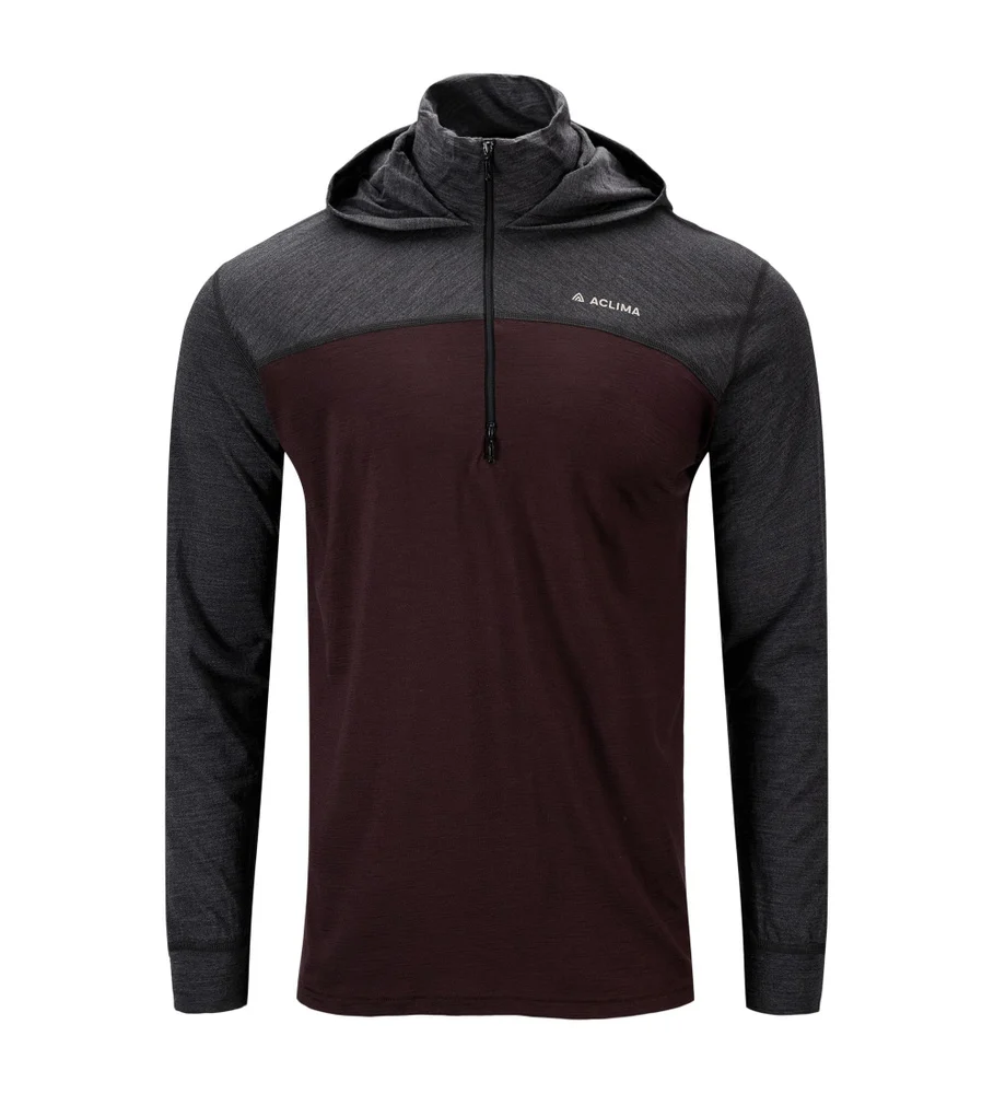 LightWool 180 Hoodie M's Chocolate Plum/Marengo, view: 5