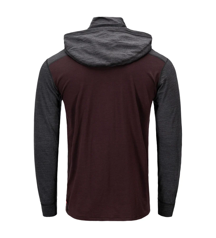 LightWool 180 Hoodie M's Chocolate Plum/Marengo, view: 6