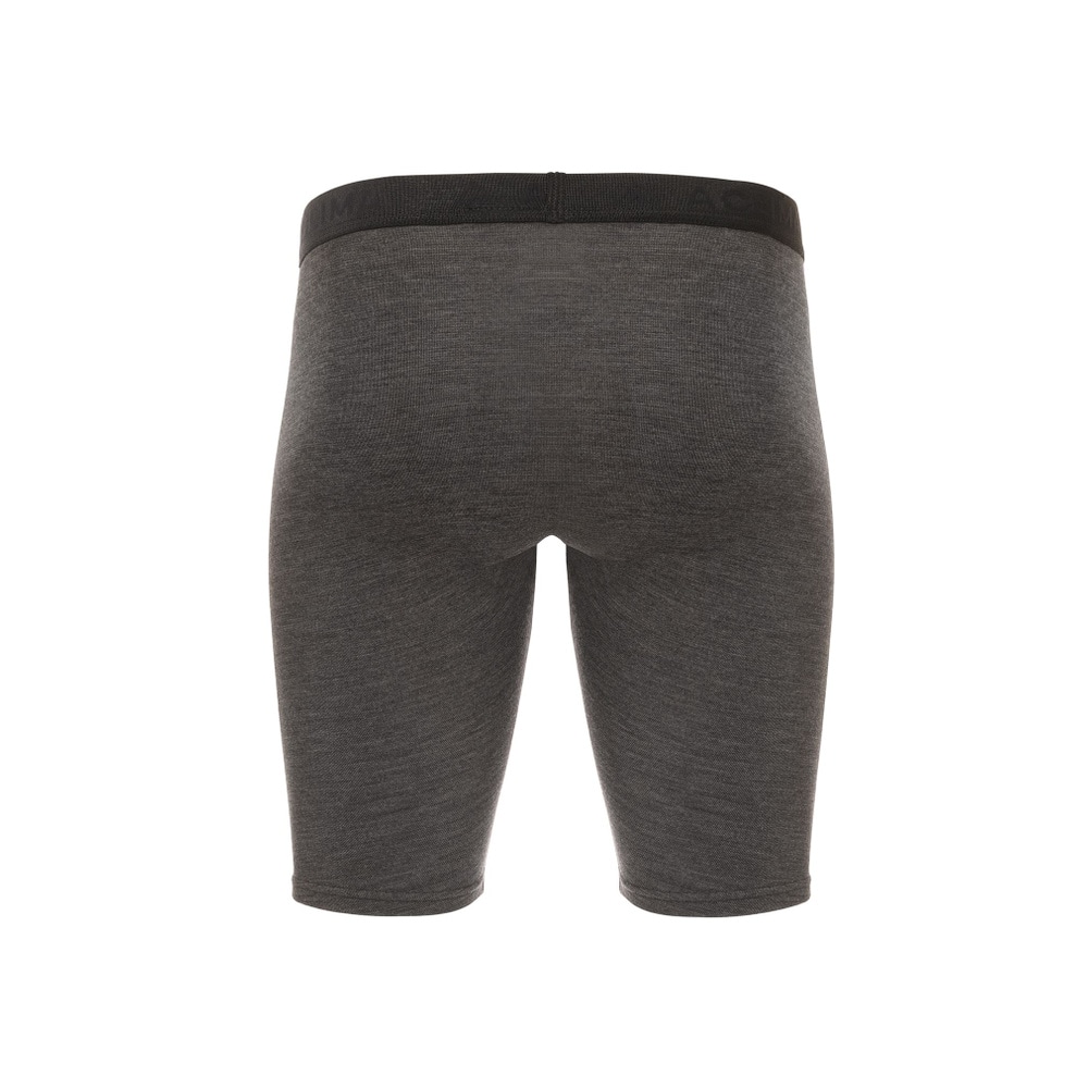 WarmWool Shorts Long w/windWool M's V2 Jet Black/Marengo, view: 3