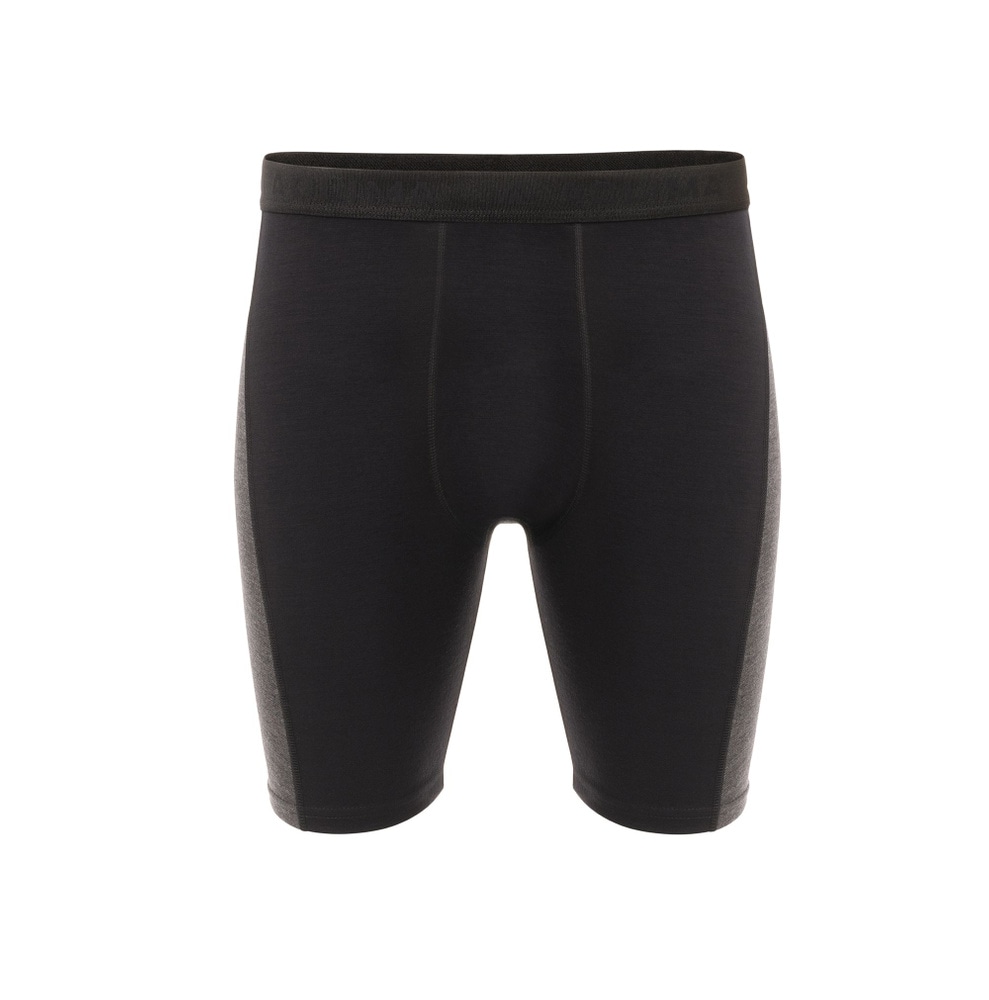 WarmWool Shorts Long w/windWool M's V2 Jet Black/Marengo, view: 2