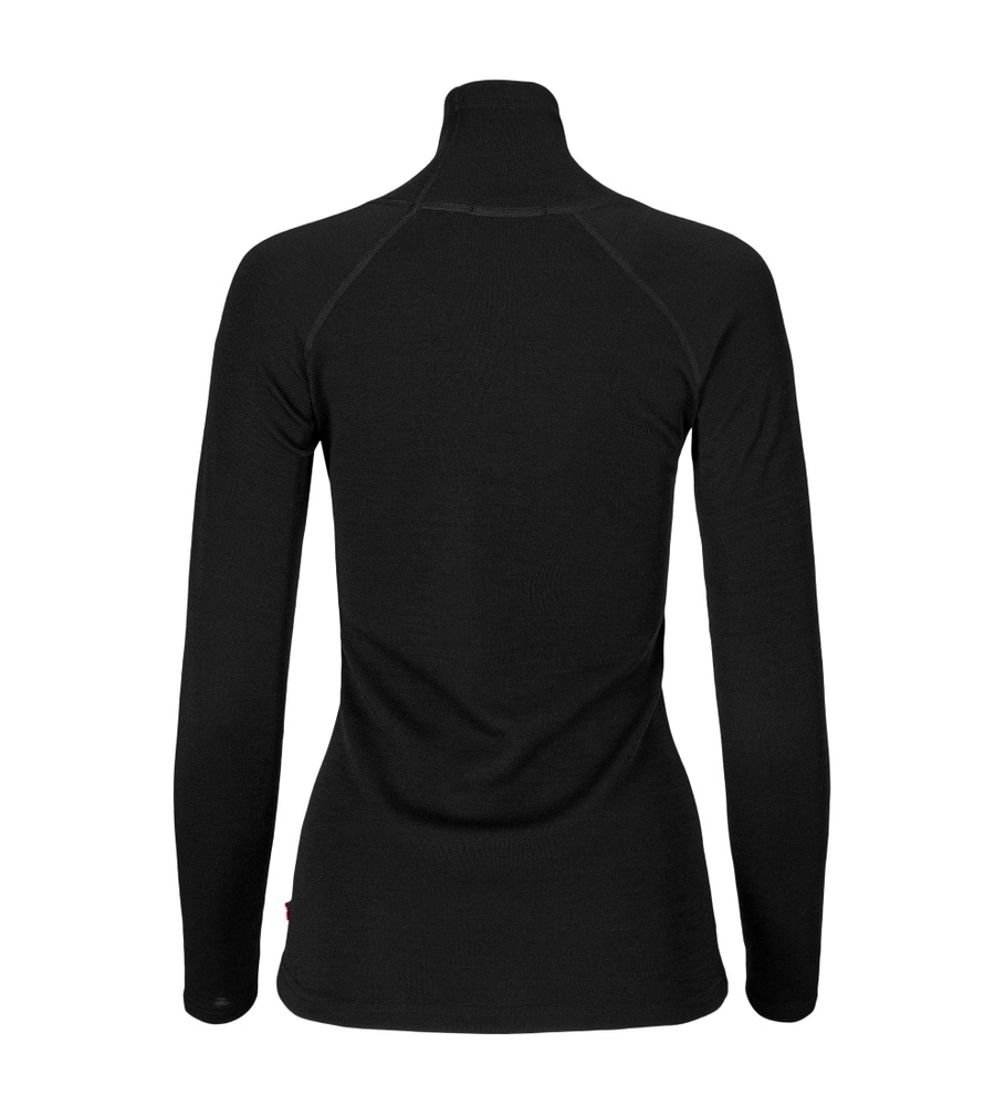 WarmWool Roll Neck W's Jet Black, view: 4