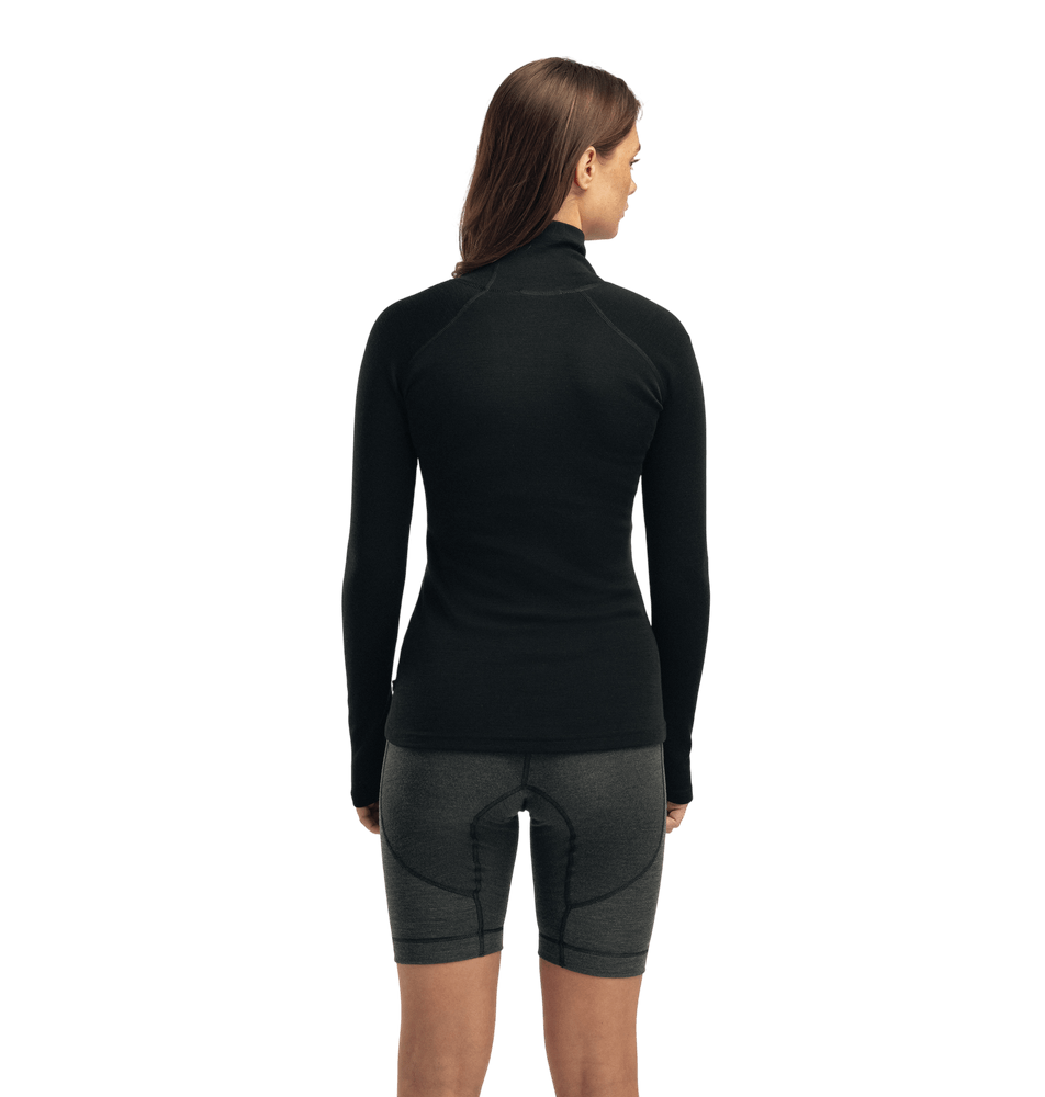 WarmWool Roll Neck W's Jet Black, view: 1