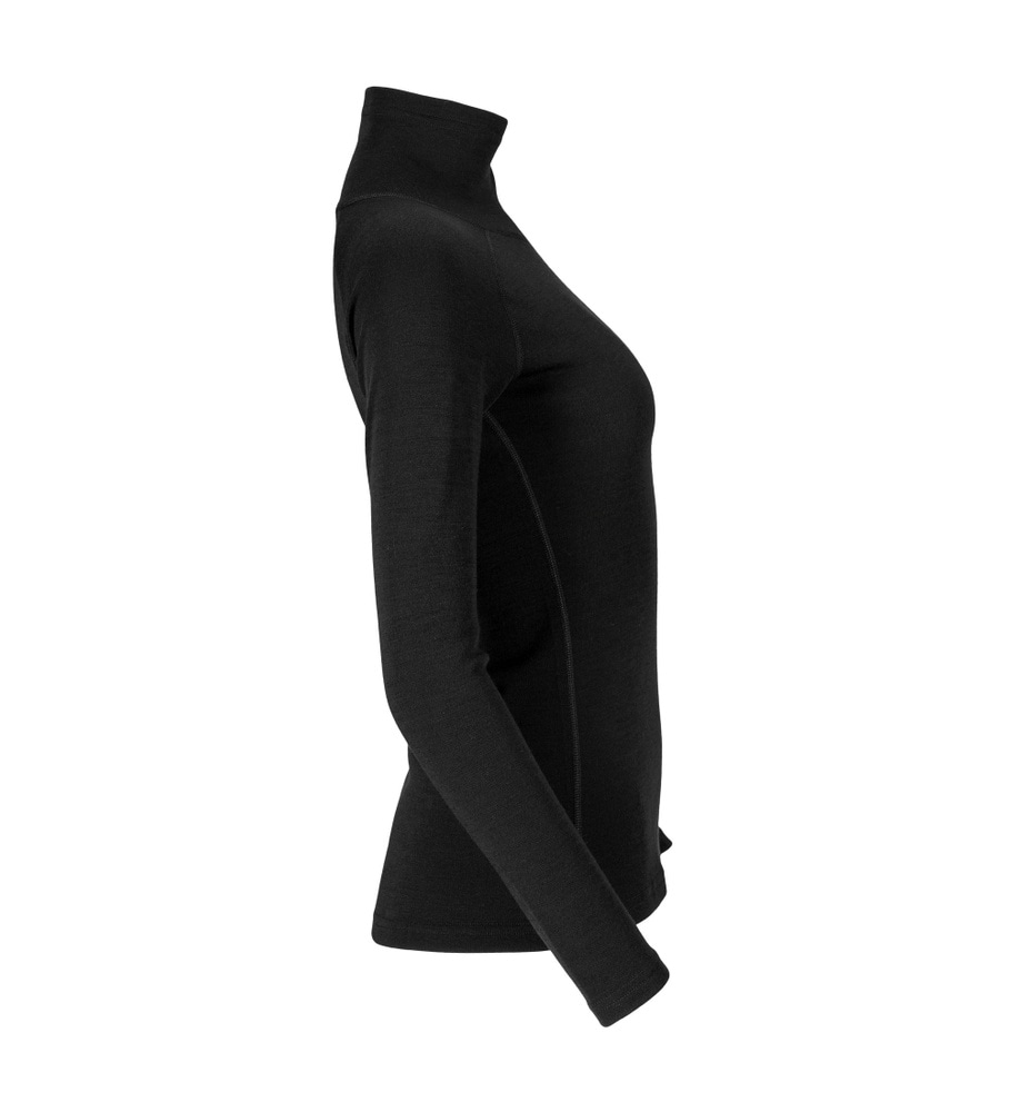 WarmWool Roll Neck W's Jet Black, view: 5
