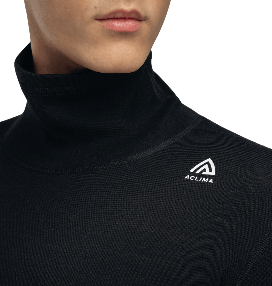 WarmWool Roll Neck M's Black Motion, view: 2