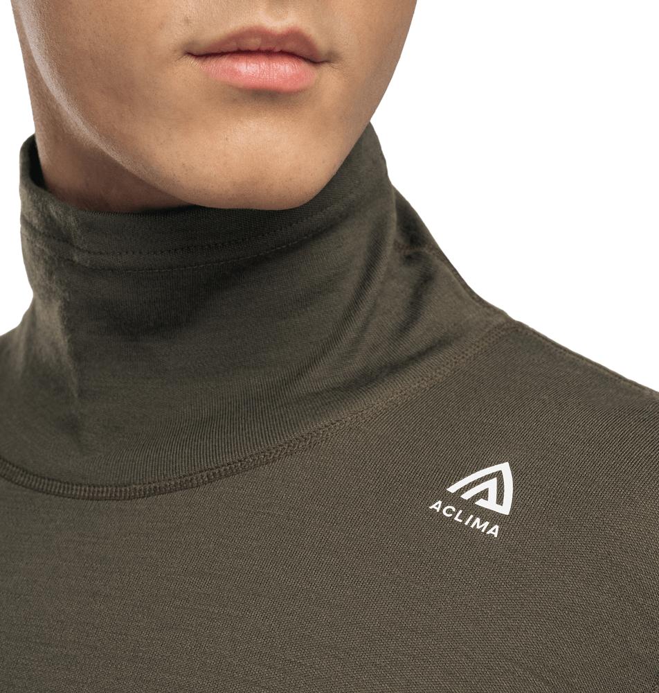 WarmWool Roll Neck M's Tarmac, view: 3
