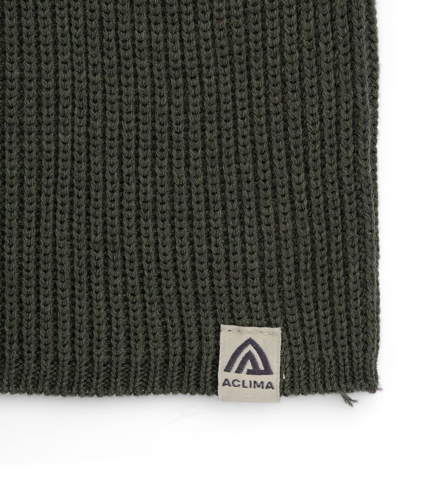 Flat Knit Balaclava Hat U Olive Night, view: 4