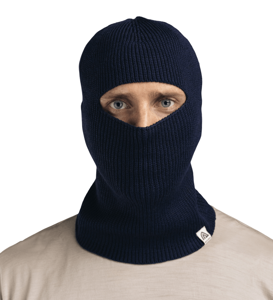 Flat Knit Balaclava Hat U Navy Blazer, view: 1