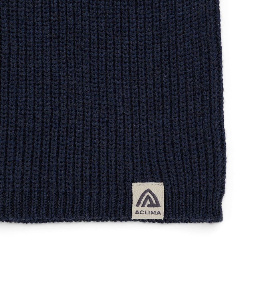 Flat Knit Balaclava Hat U Navy Blazer, view: 4