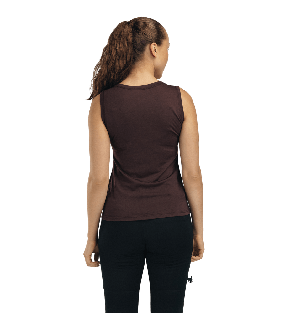 LightWool 140 Singlet V2 W's Chocolate Plum, view: 2