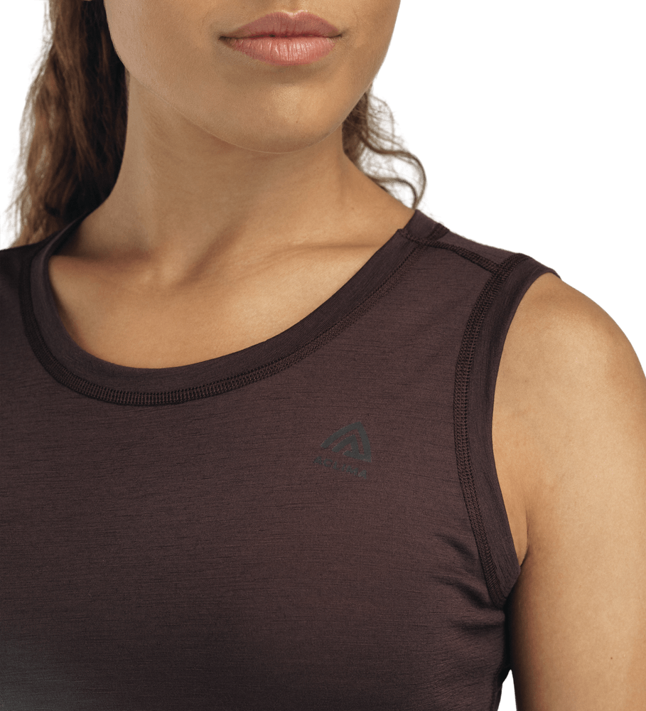 LightWool 140 Singlet V2 W's Chocolate Plum, view: 3