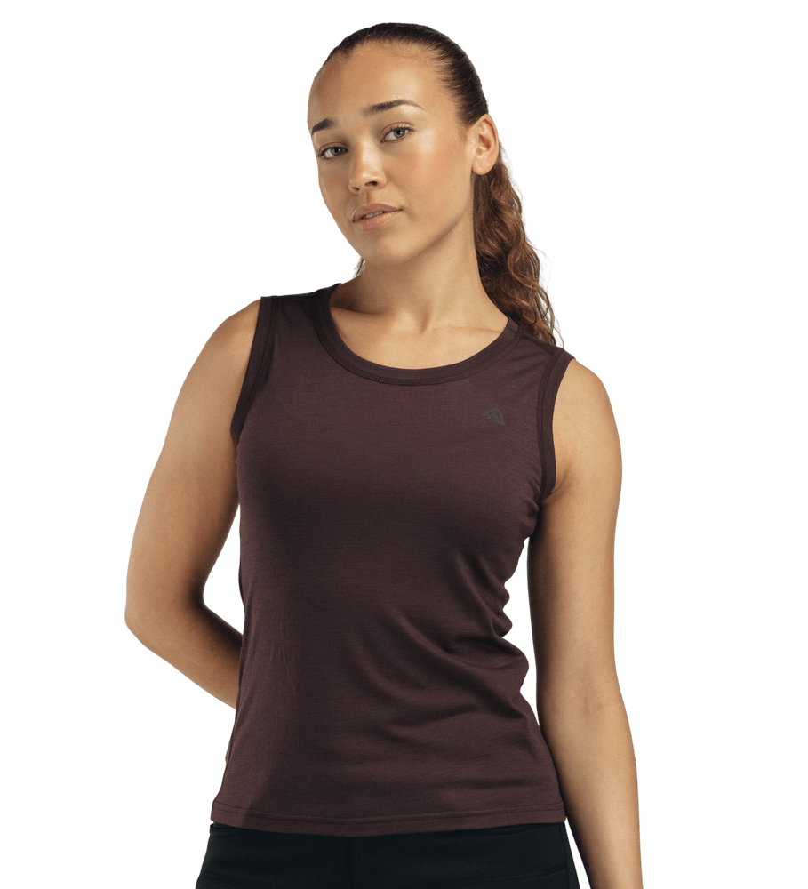 LightWool 140 Singlet V2 W's Chocolate Plum, view: 1