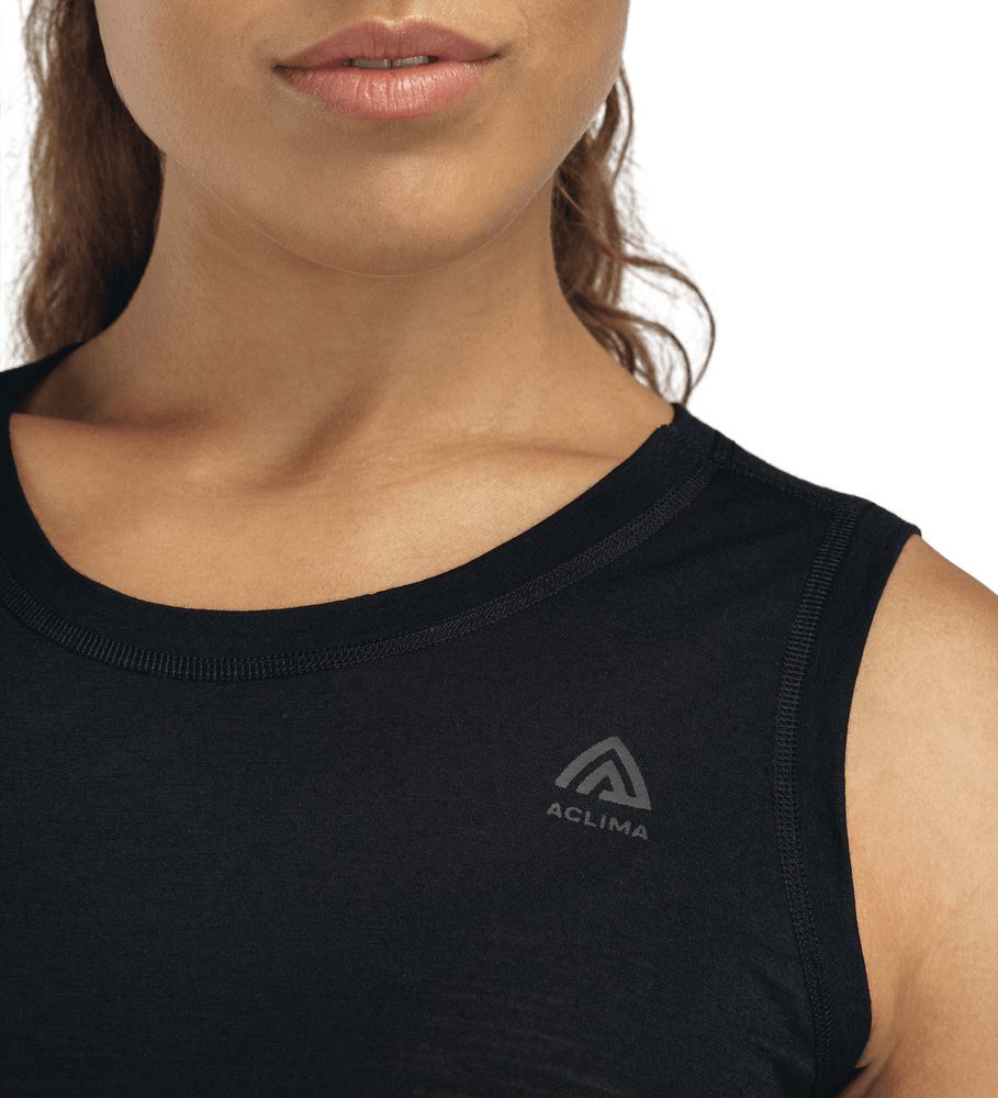 LightWool 140 Singlet V2 W's Jet Black, view: 3